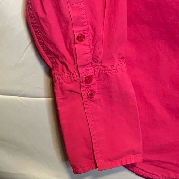 J. Crew, Pink, Button Down Long Sleeve Shirt, Size 2. - Picture 6 of 13